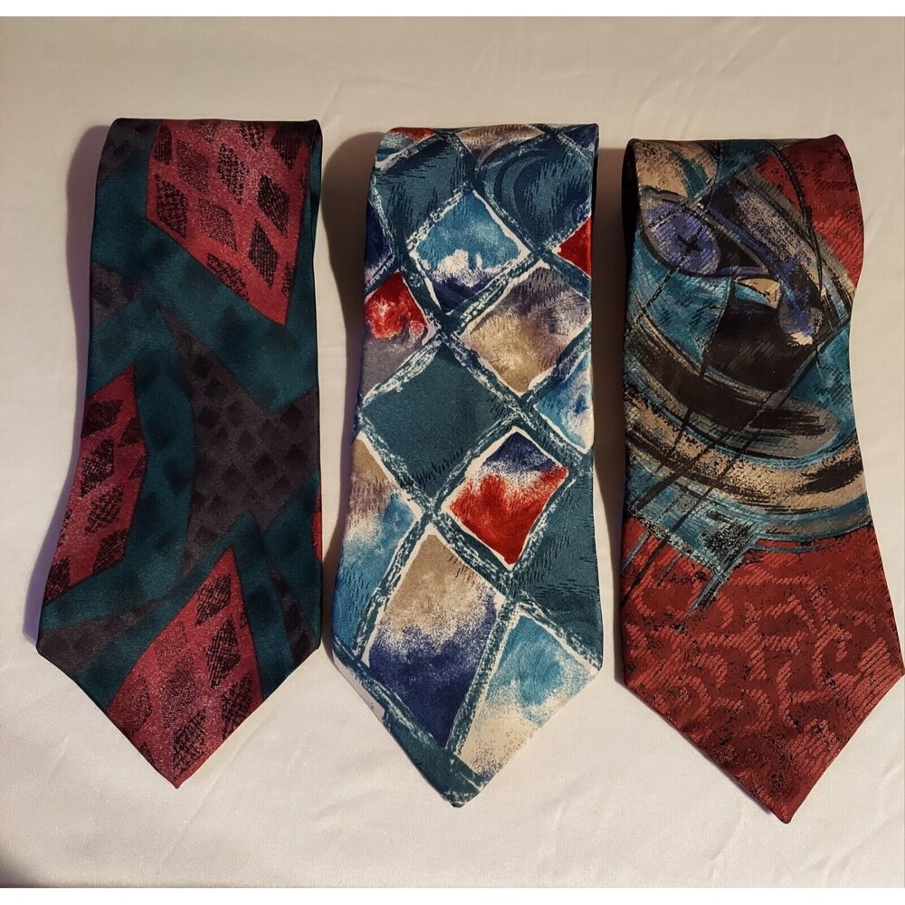 3 Don Loper Beverly Hills Silk Neckties